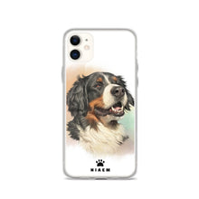 Load image into Gallery viewer, Bernese Mountain Dog Illustration iPhone Cases