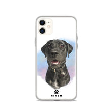 Load image into Gallery viewer, Black Labrador Retriever Dog Illustration iPhone Cases