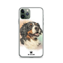 Load image into Gallery viewer, Bernese Mountain Dog Illustration iPhone Cases
