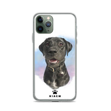 Load image into Gallery viewer, Black Labrador Retriever Dog Illustration iPhone Cases