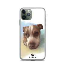 Load image into Gallery viewer, Pit Bull Terrier Puppy Dog Illustration iPhone Cases