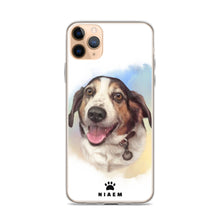 Load image into Gallery viewer, Fluffy Dog Illustration iPhone Cases