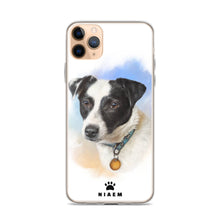 Load image into Gallery viewer, Black and White Puppy Illustration iPhone Cases