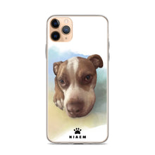 Load image into Gallery viewer, Pit Bull Terrier Puppy Dog Illustration iPhone Cases
