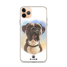 Load image into Gallery viewer, Boxer Dog Illustration iPhone Cases