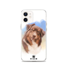 Load image into Gallery viewer, Australian Shepherd Dog Illustration iPhone Cases