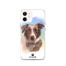Load image into Gallery viewer, Australian Shepherd Dog Illustration iPhone Cases