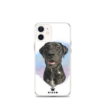 Load image into Gallery viewer, black Labrador Retriever Dog Illustration iPhone Cases