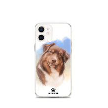 Load image into Gallery viewer, Australian Shepherd Dog Illustration iPhone Cases