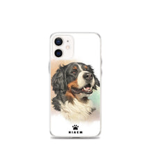Load image into Gallery viewer, Bernese Mountain Dog Illustration iPhone Cases
