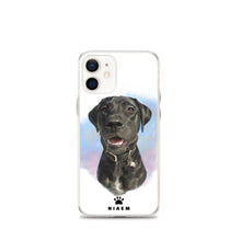 Load image into Gallery viewer, Black Labrador Retriever Dog Illustration iPhone Cases