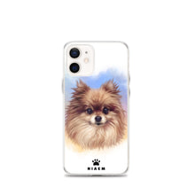 Load image into Gallery viewer, Pomeranian Dog Illustration iPhone Cases