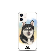 Load image into Gallery viewer, Black &amp; White Siberian Husky iPhone Cases