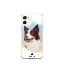 Load image into Gallery viewer, Border Collie Dog illustration iPhone Cases