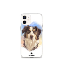 Load image into Gallery viewer, Australian Shepherd Dog Illustration iPhone Cases
