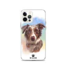 Load image into Gallery viewer, Australian Shepherd Dog Illustration iPhone Cases