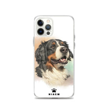 Load image into Gallery viewer, Bernese Mountain Dog Illustration iPhone Cases