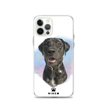 Load image into Gallery viewer, Black Labrador Retriever Dog Illustration iPhone Cases
