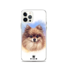 Load image into Gallery viewer, Pomeranian Dog Illustration iPhone Cases