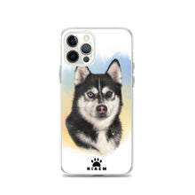 Load image into Gallery viewer, Black &amp; White Siberian Husky iPhone Cases
