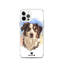 Load image into Gallery viewer, Australian Shepherd Dog Illustration iPhone Cases