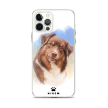 Load image into Gallery viewer, Australian Shepherd Dog Illustration iPhone Cases