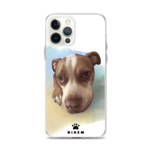 Load image into Gallery viewer, Pit Bull Terrier Puppy Dog Illustration iPhone Cases