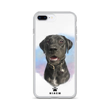 Load image into Gallery viewer, black Labrador Retriever Dog Illustration iPhone Cases