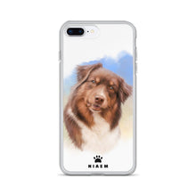 Load image into Gallery viewer, Australian Shepherd Dog Illustration iPhone Cases