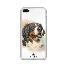 Load image into Gallery viewer, Bernese Mountain Dog Illustration iPhone Cases