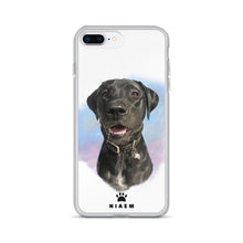 Load image into Gallery viewer, Black Labrador Retriever Dog Illustration iPhone Cases