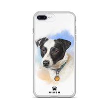 Load image into Gallery viewer, Black and White Puppy Illustration iPhone Cases