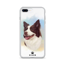 Load image into Gallery viewer, Border Collie Dog illustration iPhone Cases