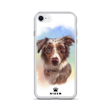 Load image into Gallery viewer, Australian Shepherd Dog Illustration iPhone Cases