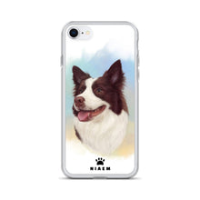 Load image into Gallery viewer, Border Collie Dog illustration iPhone Cases