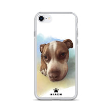 Load image into Gallery viewer, Pit Bull Terrier Puppy Dog Illustration iPhone Cases