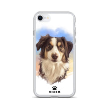 Load image into Gallery viewer, Australian Shepherd Dog Illustration iPhone Cases