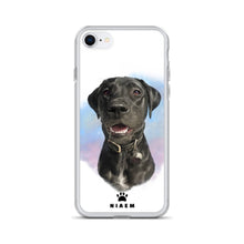 Load image into Gallery viewer, black Labrador Retriever Dog Illustration iPhone Cases