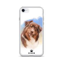 Load image into Gallery viewer, Australian Shepherd Dog Illustration iPhone Cases
