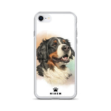 Load image into Gallery viewer, Bernese Mountain Dog Illustration iPhone Cases