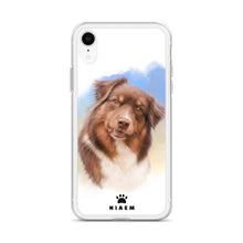 Load image into Gallery viewer, Australian Shepherd Dog Illustration iPhone Cases