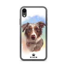 Load image into Gallery viewer, Australian Shepherd Dog Illustration iPhone Cases
