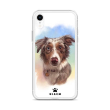 Load image into Gallery viewer, Australian Shepherd Dog Illustration iPhone Cases