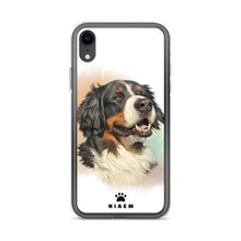 Load image into Gallery viewer, Bernese Mountain Dog Illustration iPhone Cases