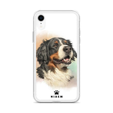 Load image into Gallery viewer, Bernese Mountain Dog Illustration iPhone Cases