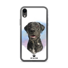 Load image into Gallery viewer, Black Labrador Retriever Dog Illustration iPhone Cases
