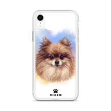 Load image into Gallery viewer, Pomeranian Dog Illustration iPhone Cases