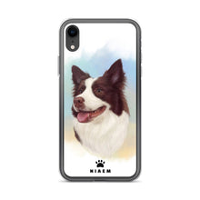 Load image into Gallery viewer, Border Collie Dog illustration iPhone Cases