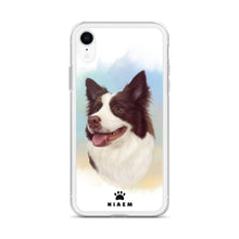 Load image into Gallery viewer, Border Collie Dog illustration iPhone Cases