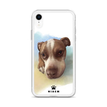 Load image into Gallery viewer, Pit Bull Terrier Puppy Dog Illustration iPhone Cases